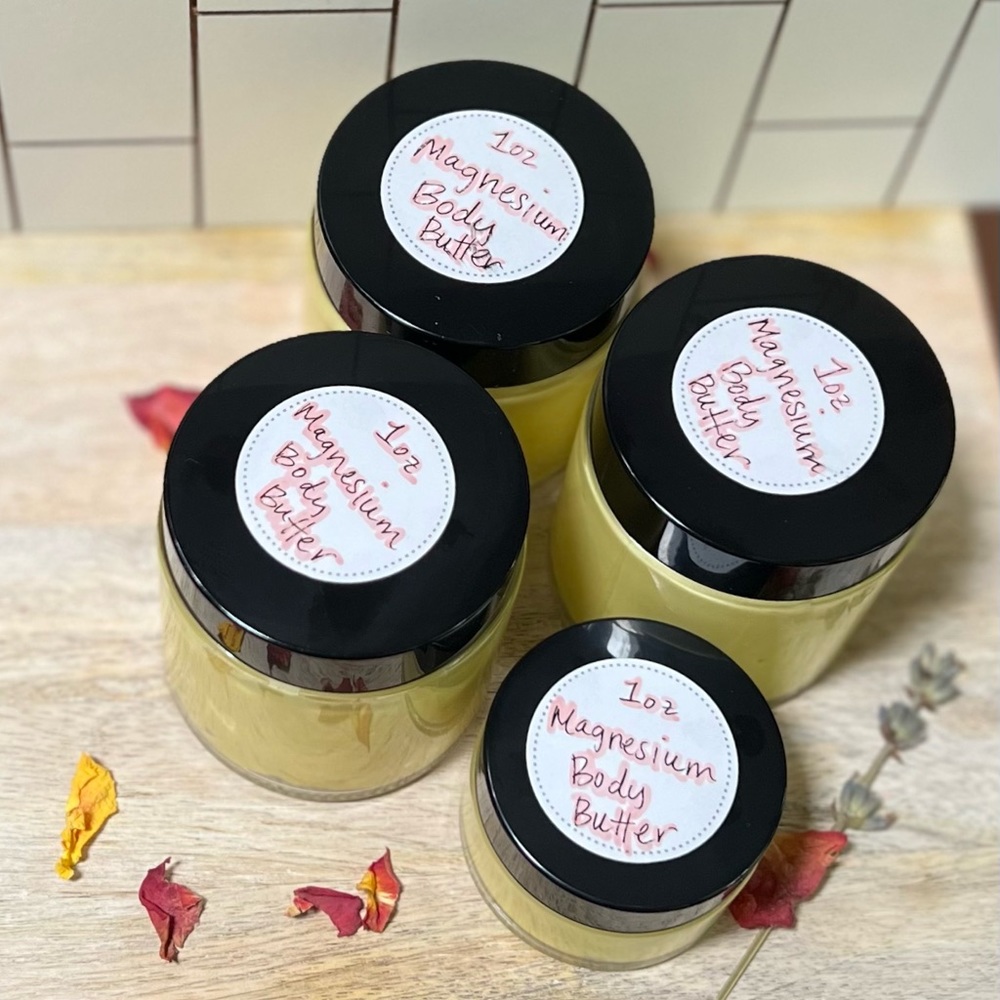 ✨Magnesium Body Butter✨for magnesium deficiencies‼️8oz Glass Jar - Picture 4 of 6